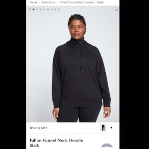 Universal Standard Fallon Funnel Neck Hoodie